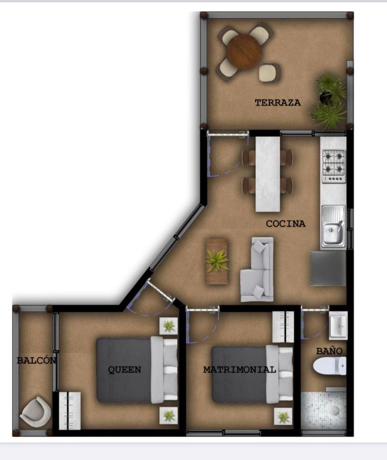 Beach Front Lofts, Ла-Вентана Экстерьер фото